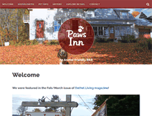 Tablet Screenshot of pawsinn.net