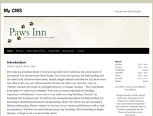 Tablet Screenshot of pawsinn.org